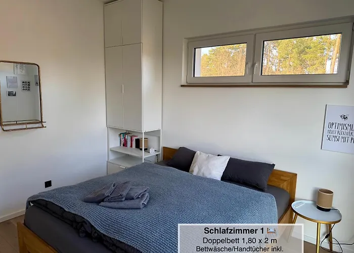 Moderne Doppelhaushaelfte Mit 3 Sz In Der Naehe Vom Scharmuetzelsee-seperat&naturnah Apartament Wendisch Rietz