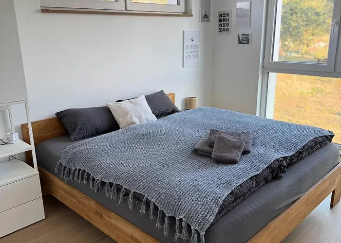 Moderne Doppelhaushaelfte Mit 3 Sz In Der Naehe Vom Scharmuetzelsee-seperat&naturnah Apartament