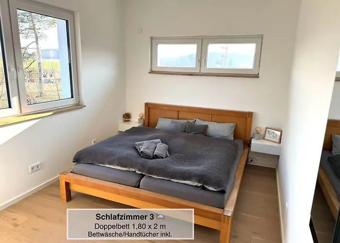 Apartament Moderne Doppelhaushaelfte Mit 3 Sz In Der Naehe Vom Scharmuetzelsee-seperat&naturnah
